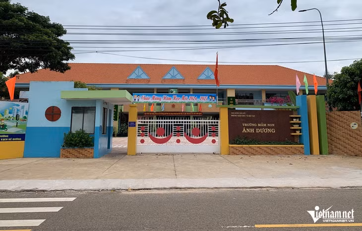 Trường mầm non Ánh Dương, huyện Châu Đức, tỉnh Bà Rịa - Vũng Tàu. Ảnh: Quang Hưng