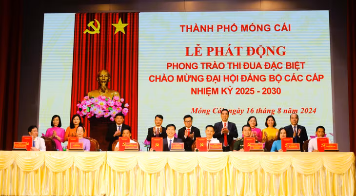 Thành phố Móng Cái phát động phong trào thi đua đặc biệt chào mừng Đại hội Đảng các cấp nhiệm kỳ 2025 – 2030.