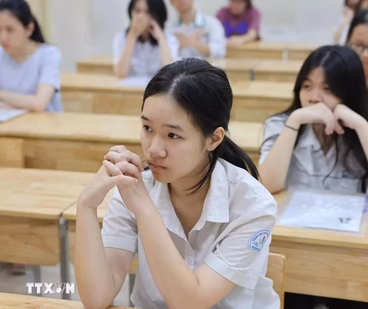 Môn thi thứ 3 trong kỳ thi tuyển sinh vào lớp 10 sẽ được thay đổi mỗi năm . (Nguồn: TTXVN)