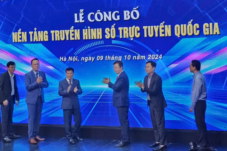 VTV công bố nền tảng số trực tuyến quốc gia VTVGo. Ảnh: TK