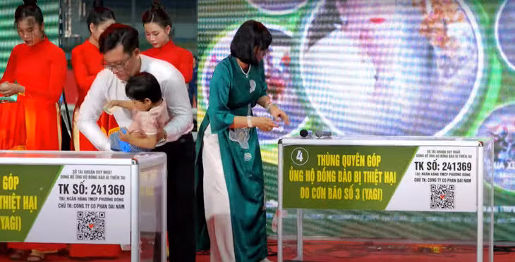 Tài khoản để nhận quyên góp từ thiện của Công ty Đại Nam mở tại Ngân hàng Phương Đông (OCB) cũng sẽ đóng lại, theo thông báo của công ty từ ngày 2-10 - Ảnh: B.S.