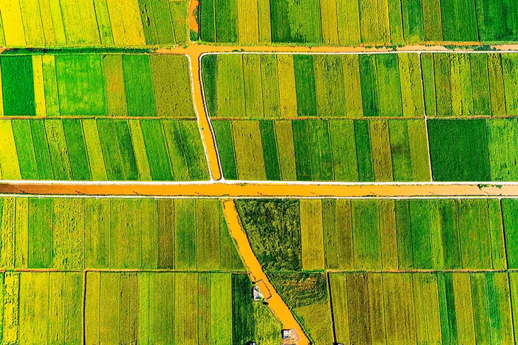 Khung cảnh bình dị nơi "quê hương năm tấn" là điểm đến lý tưởng cho những ai yêu thích vẻ đẹp đồng quê thanh bình. Ảnh: Đoàn Ngọc Anh