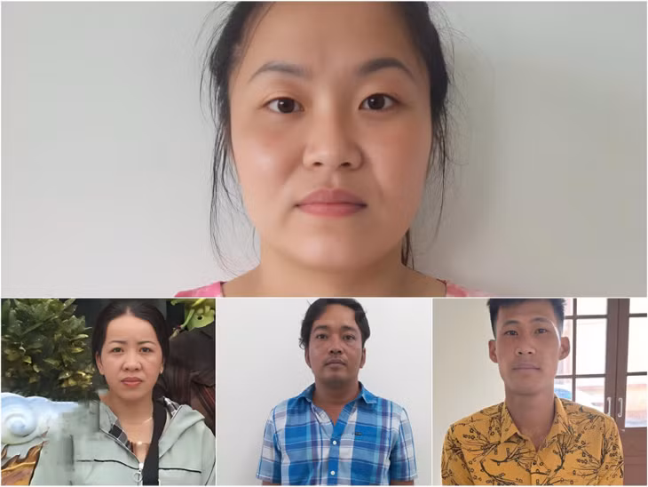 Các đối tượng trong vụ án.