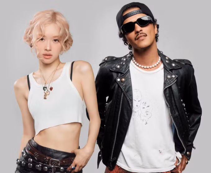Rosé và Bruno Mars đạt hiệu ứng tốt trong lần đầu kết hợp. Ảnh: Atlantic Records