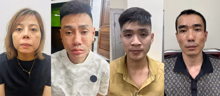 Nguyễn Thị Thái Linh, Nguyễn Minh Quý, Phạm Thanh Tùng, Trần Ngọc Hậu.