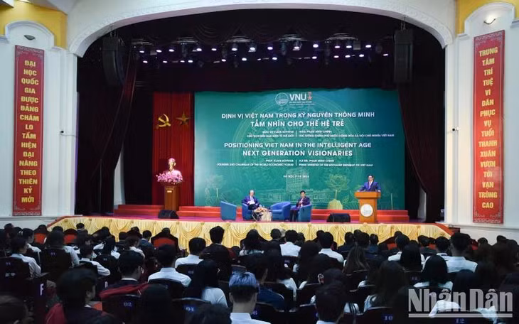 Quang cảnh buổi giao lưu. (Ảnh: Trần Hải)
