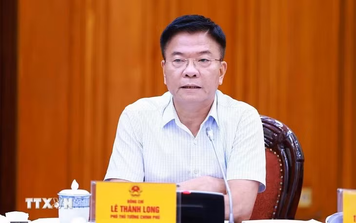 Phó Thủ tướng Lê Thành Long. (Ảnh: Dương Giang/TTXVN)