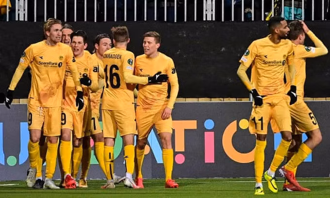 Bodo Glimt gây bất ngờ khi đè bẹp Roma. Ảnh: Roma FC