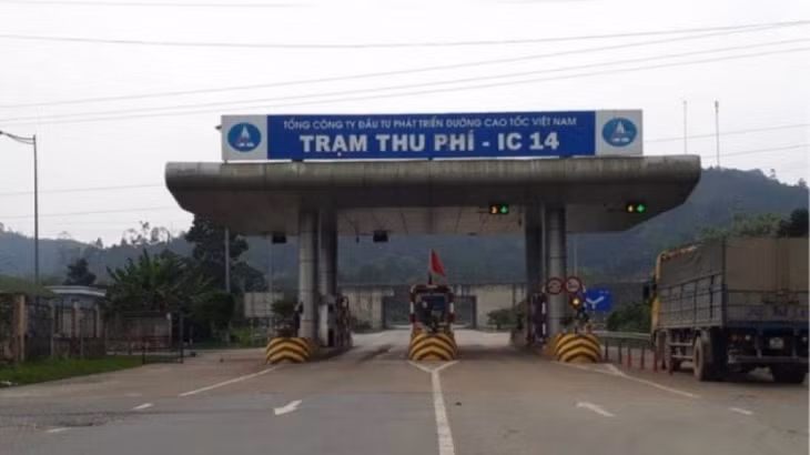 Trạm thu phí IC 14- nơi xảy ra vụ án.