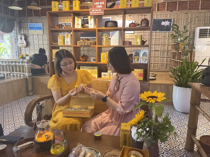 Sản phẩm của Công ty CP Trà hoa vàng Quảng Ninh được quảng bá tới đa dạng đối tượng.