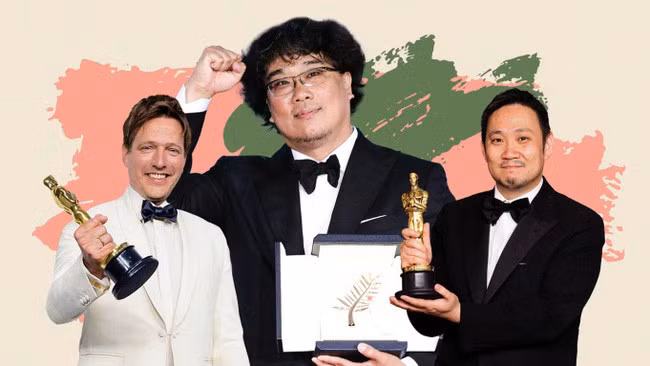 From left: Thomas Vinterberg (Another Round), Bong Joon Ho (Parasite) and Ryûsuke Hamaguchi (Drive My Car) all went on to win Oscars after unveiling their films in Cannes. (Ảnh: CHRIS PIZZELLO-POOL/GETTY IMAGES/TONI ANNE BARSON/FILMMAGIC/DAVID LIVINGSTON/GETTY IMAGES)