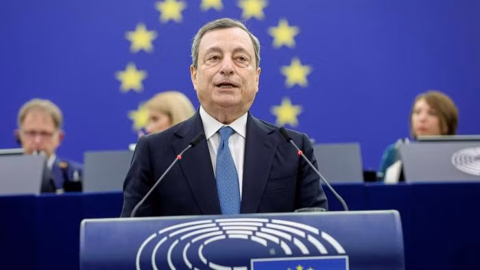 Thủ tướng Italy Mario Draghi. Ảnh: AP
