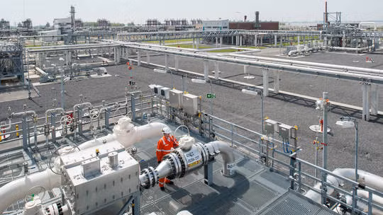 Cơ sở của Công ty khí đốt Gassco của Na Uy ở Emden, Đức. Ảnh: Getty Images