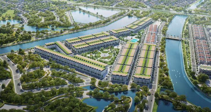Phối cảnh khu đô thị TNR Grand Palace River Park.