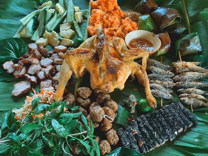 Những món ăn địa phương bình dị, dân dã nhưng vô cùng thơm ngon.