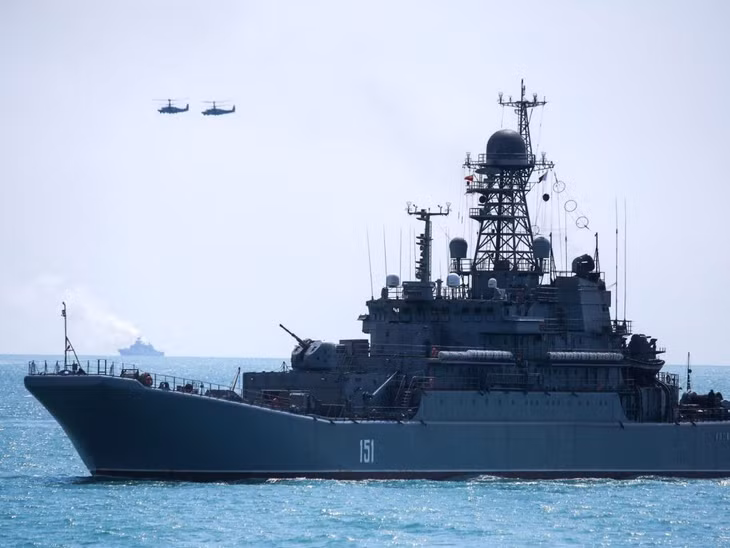 Nga đã phong tỏa các cảng của Ukraine bên bờ Biển Đen, chặn hoàn toàn ngả xuất khẩu ngũ cốc quan trọng của nước này ra thế giới. Ảnh: Atlanticcouncil