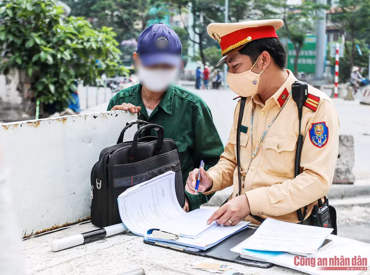 Các trường hợp vi phạm dù đưa ra nhiều lý do để biện minh nhưng đều bị tổ công tác lập biên bản xử phạt..