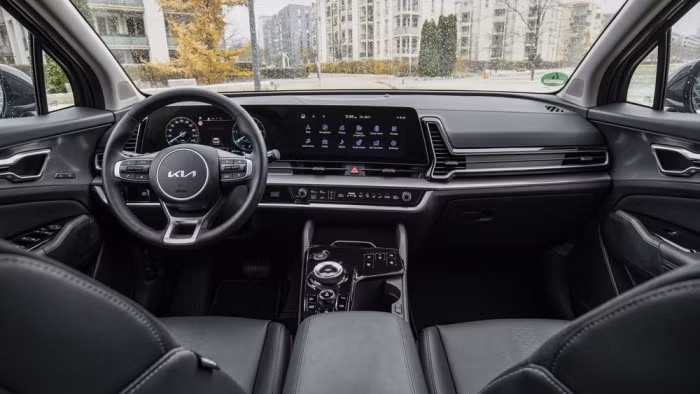 Khoang nội thất trên Kia Sportage 2022