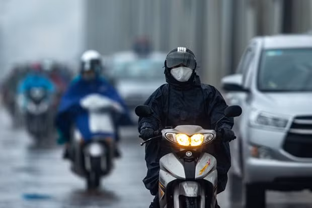 Bac Bo co mua nho vai noi, sang va dem troi ret, thap nhat 18 do C hinh anh 1