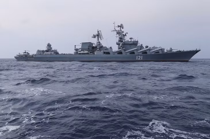 Mỹ tuyên bố không trao thông cho Ukraine thông tin tình báo chỉ điểm mục tiêu liên quan đến vụ soái hạm Moskva của Nga bị chìm. Ảnh: AP