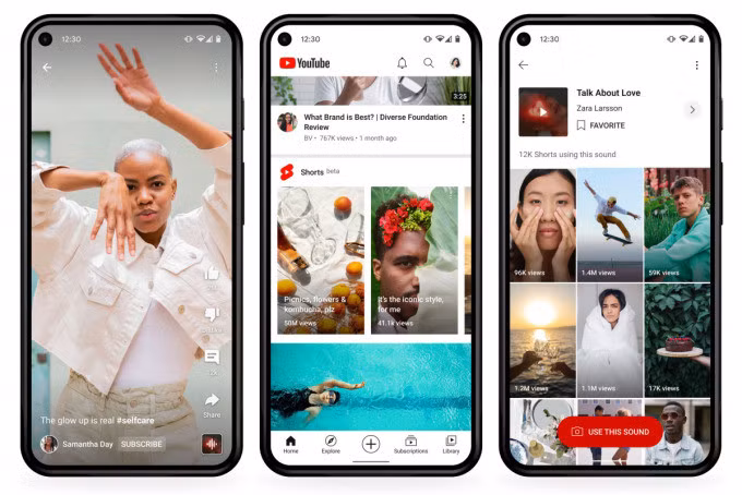 YouTube Shorts cho phép người dùng tạo video có độ dài 60 giây.