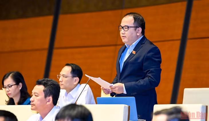 Đại biểu Phạm Trọng Nghĩa, đoàn đại biểu Quốc hội tỉnh Lạng Sơn. Ảnh: Linh Nguyên