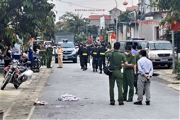 Hiện trường vụ việc. Ảnh: H.D.