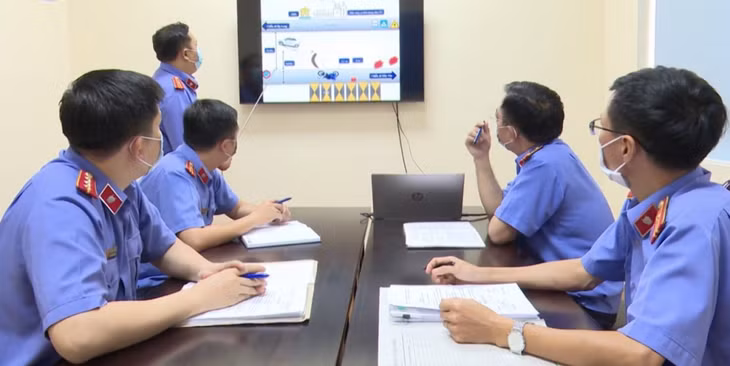 Viện KSND thành phố báo cáo án bằng sơ đồ hóa.