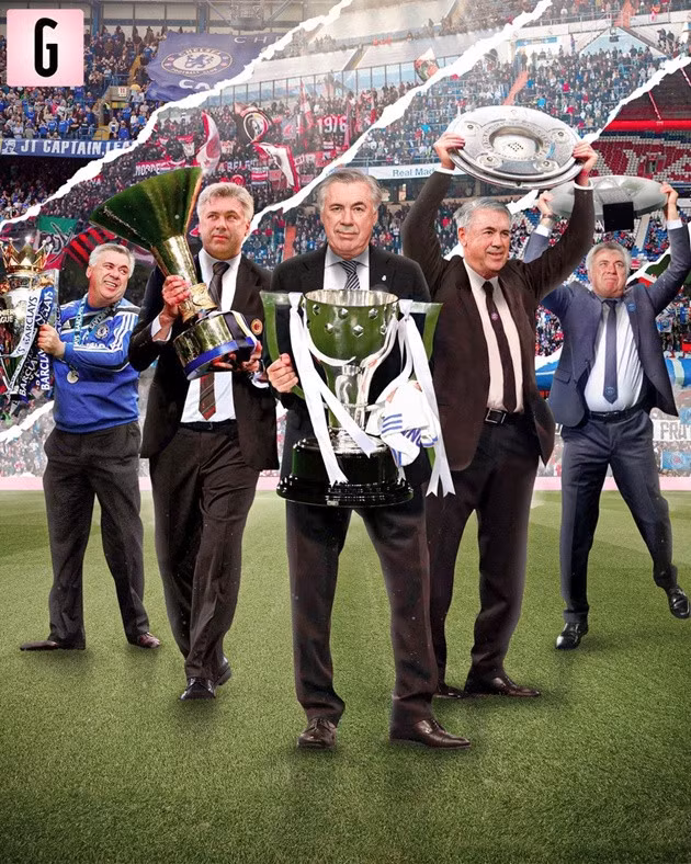 Ancelotti có bản CV lẫy lừng.