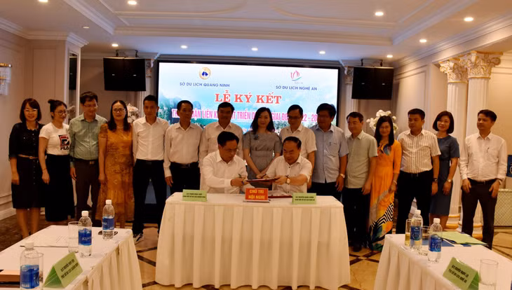 Sở Du lịch Quảng Ninh và Sở Du lịch Nghệ An ký kết Thỏa thuận liên kết phát triển du lịch giai đoạn 2022-2025.
