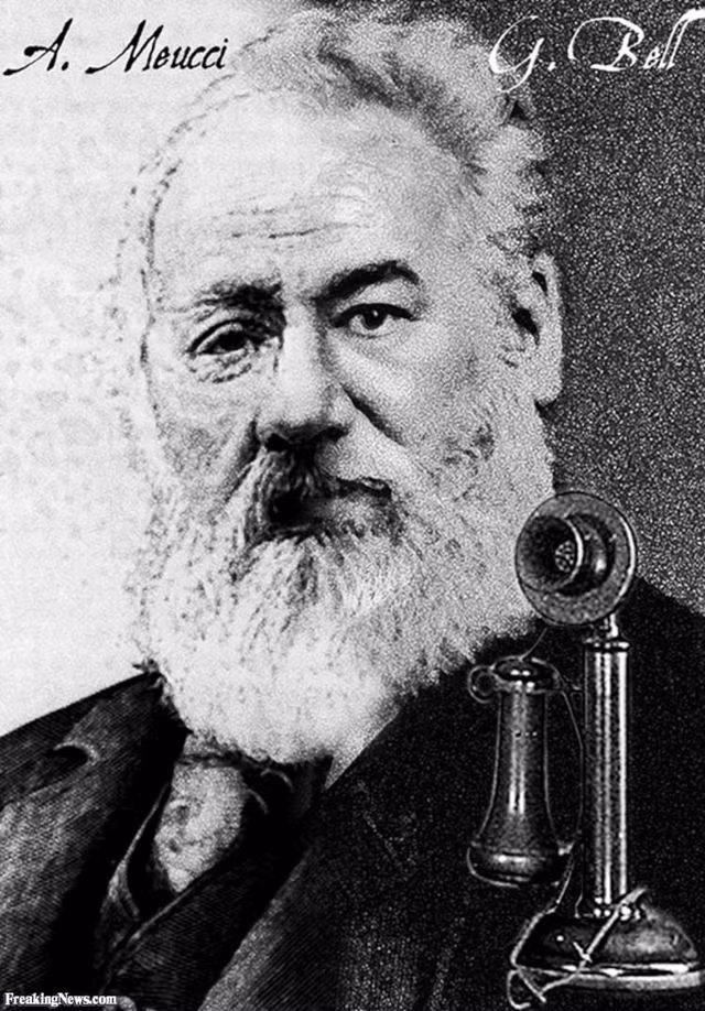Antonio Meucci là một nhà phát minh gốc Ý, ông là người đã phát triển một dạng máy liên lạc giọng nói năm 1857. Nhiều người cho rằng Meucci mới là người phát minh ra điện thoại.
