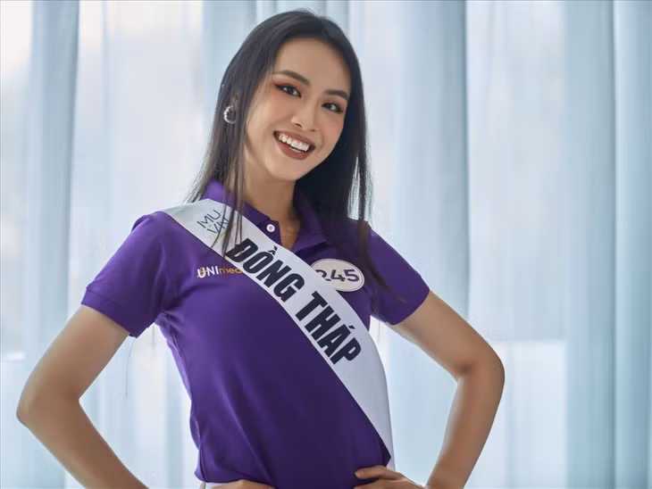 Tại Hoa hậu Hoàn vũ Việt Nam, Thuỷ Tiên luôn nằm trong top các thí sinh thực hiện tốt các thử thách. Ảnh: NVCC.