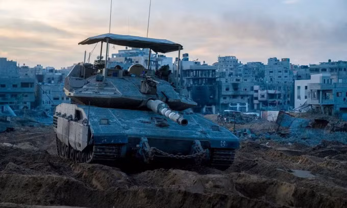 Xe tăng Israel tác chiến ở Dải Gaza hôm 7/12. Ảnh: IDF