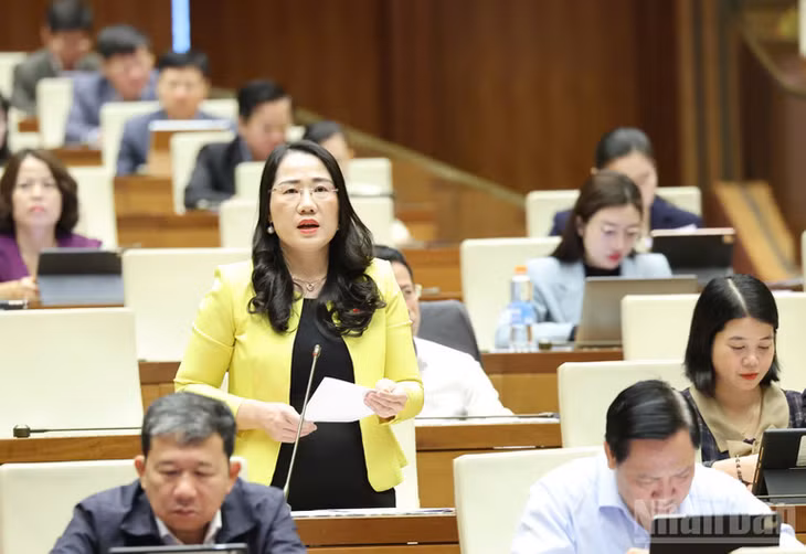 Đại biểu Quốc hội Nguyễn Thị Thủy. (Ảnh: DUY LINH)