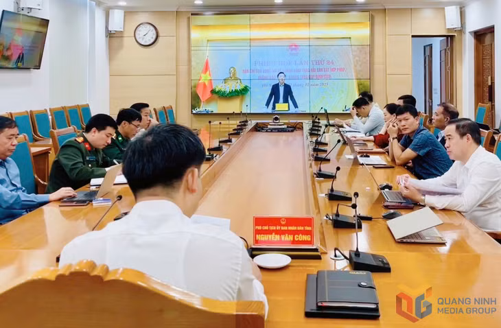 Phó Thủ tướng Chính phủ Trần Hồng Hà, Phó Trưởng Ban Chỉ đạo Quốc gia IUU, chủ trì phiên họp.
