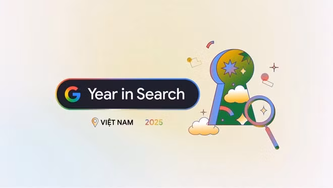 AI ngày càng trở nên phổ biến, văn hóa Việt ghi dấu mạnh mẽ trên các hạng mục tìm kiếm của Google trong năm 2025. Ảnh: Google