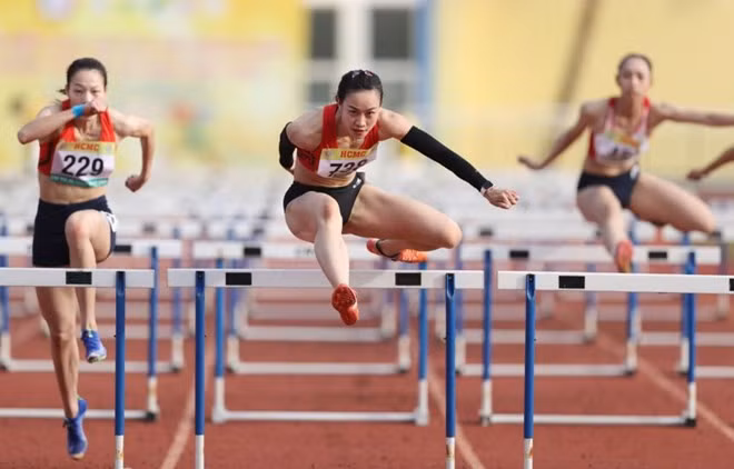 Điền kinh là môn đăng ký số Huy chương Vàng nhiều nhất tại SEA Games 33 của Đoàn thể thao Việt Nam. Ảnh: Thanh Vũ