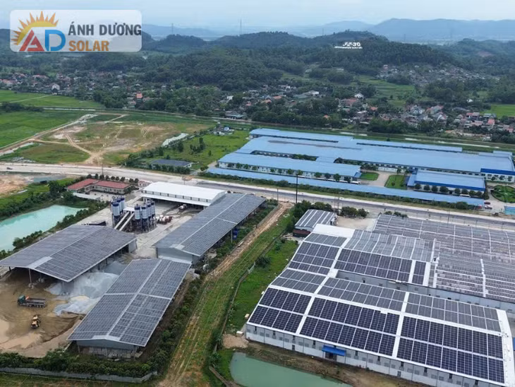 Điện mặt trời cho doanh nghiệp, nhà xưởng