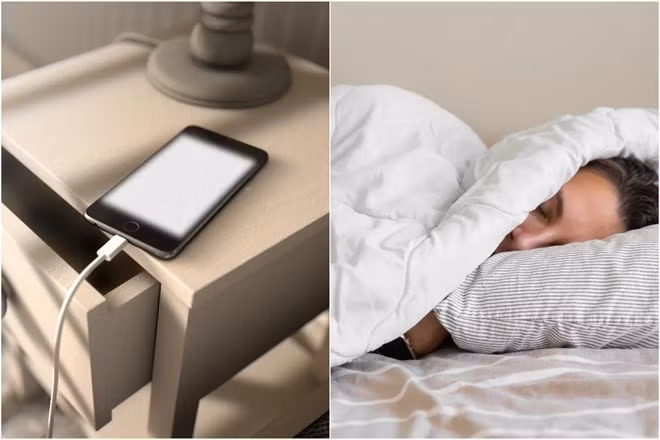Chuyên gia cảnh báo thói quen check điện thoại buổi sáng ngay sau khi thức dậy. Đồ họa: Thanh Thanh