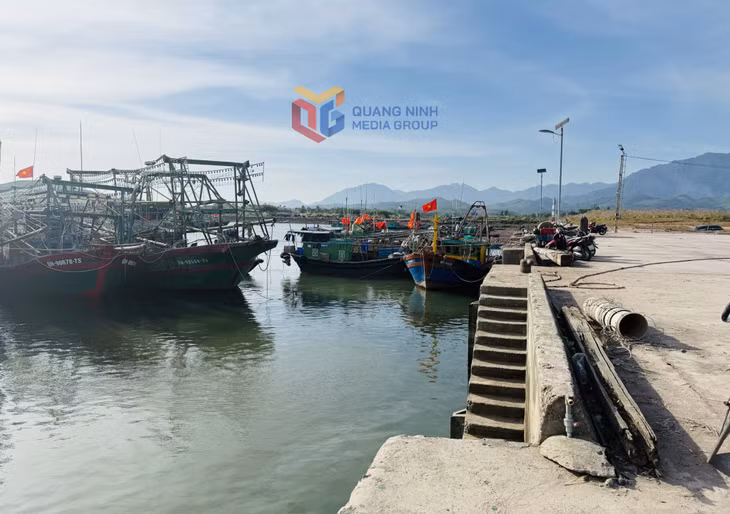 Khu neo đậu tàu thuyền tại thôn Cái Tó, xã Đường Hoa hiện đang quá tải, nhất là khi có mưa bão.