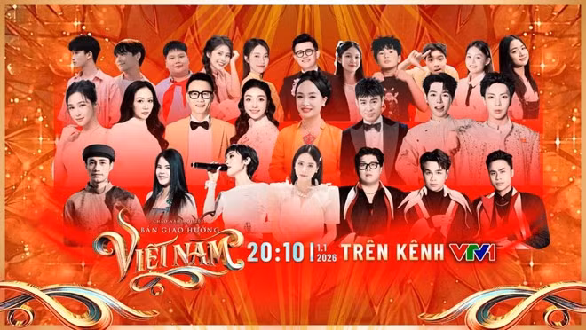Chương trình “Chào năm mới 2026 - Bản giao hưởng Việt Nam” sẽ phát sóng vào 20h10 ngày 1.1.2026 trên kênh VTV1. Ảnh: VTV