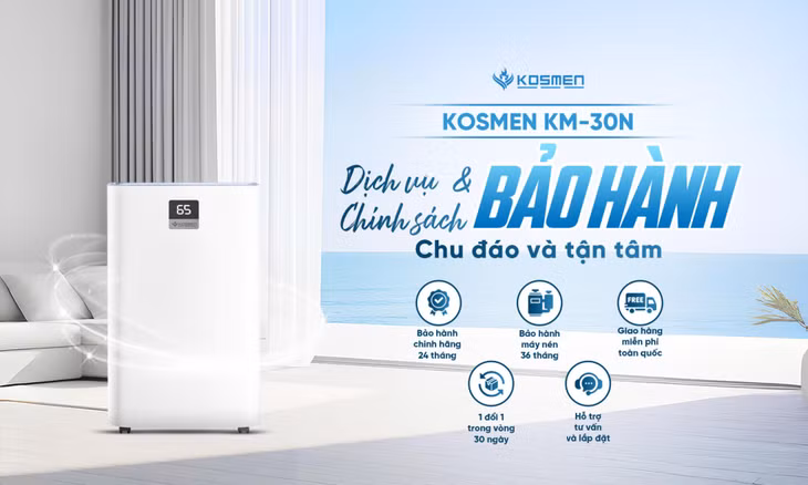 Dịch vụ và chính sách bảo hành của Kosmen tận tâm.