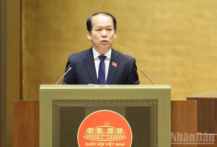 Chủ nhiệm Ủy ban Pháp luật và Tư pháp Hoàng Thanh Tùng. (Ảnh: DUY LINH)