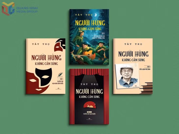 Bộ sách "Người hùng không cầm súng" gồm 4 tập của tác giả - đạo diễn Tất Thọ.