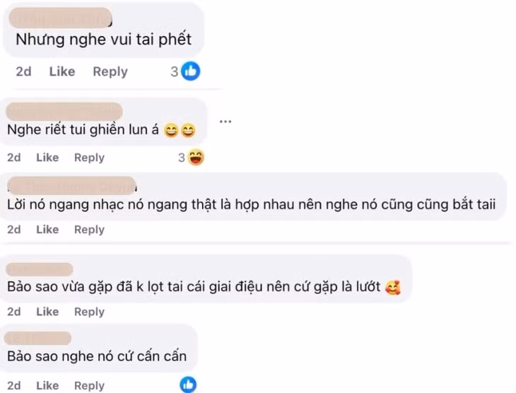 Phản ứng trái chiều của cộng đồng mạng về ca khúc. Ảnh: Facebook.