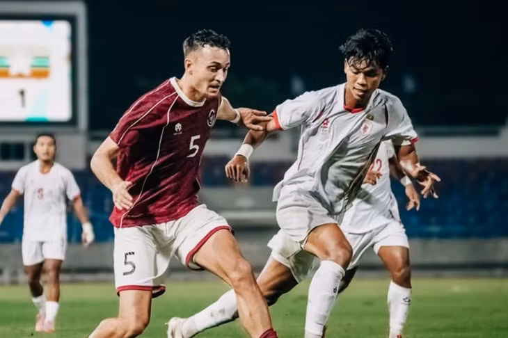 U22 Indonesia dù có một số tuyển thủ quốc gia trong đội hình vẫn không thể vào bán kết SEA Games 33 - Ảnh: PSSI