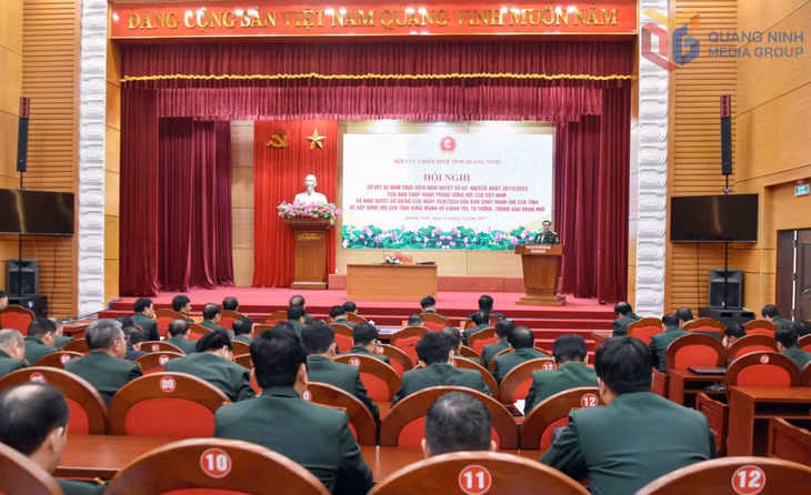 Hội CCB tỉnh Quảng Ninh tổ chức hội nghị sơ kết 2 năm thực hiện các Nghị quyết số 02-NQ/CCB của BCH Trung ương Hội CCB Việt Nam và Nghị quyết số 08/NQ-CCB ngày 25/6/2024 của BCH Hội CCB tỉnh về xây dựng Hội CCB tỉnh vững mạnh về chính trị, tư tưởng trong giai đoạn mới, tháng 12/2025.