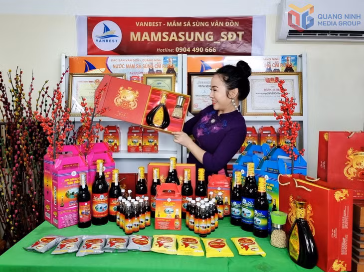 Thương hiệu Nước mắm sá sùng Vân Đồn Vanbest thuộc Công ty TNHH MTV Newstar được công nhận là sản phẩm OCOP 4 sao.