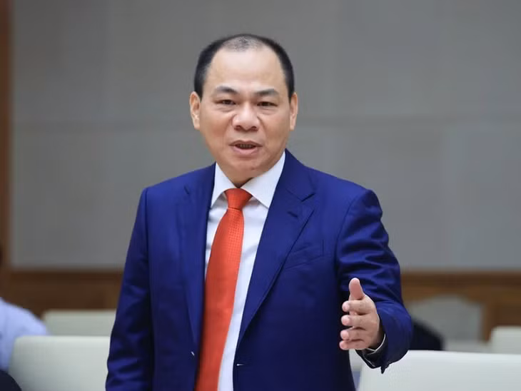 Ông Phạm Nhật Vượng - tỉ phú giàu nhất Việt Nam - Ảnh: VGP