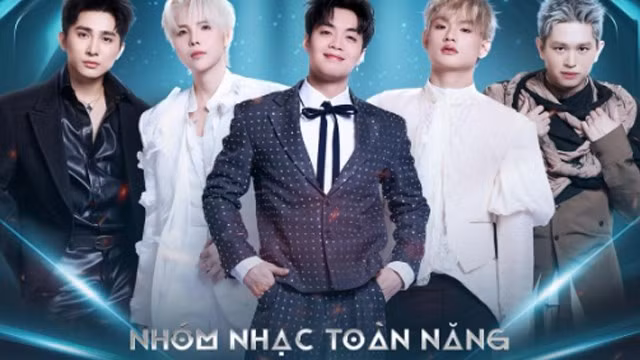 Nhóm nhạc Toàn năng - Best 5 của "Anh trai say hi" mùa 2 tạo tranh luận. Ảnh: Nhà sản xuất